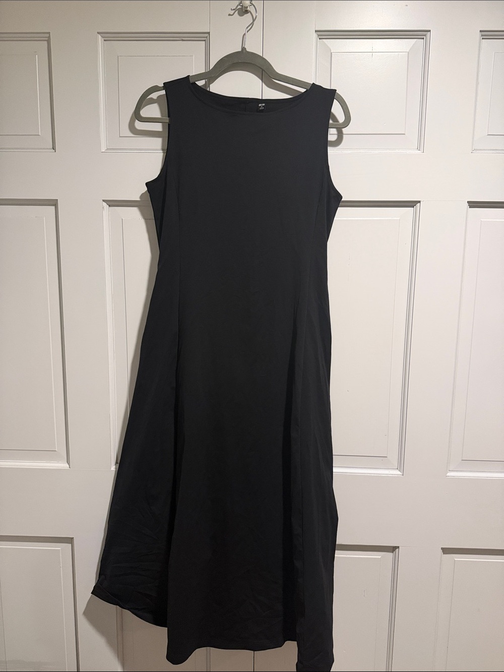 Black Sleeveless A-Line Women's Dress